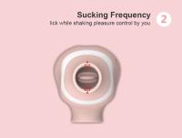 Leten chupando lamiendo vibrador juguetes sexuales mujer adultos parejas pezones lengua clítoris succionador estimulador para sexo Oral Cunnilingus - details 4