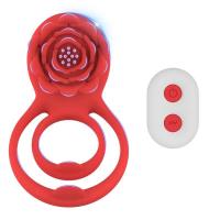 Juguete rosa con anillos duales, vibrador fuerte, estimulador de pezón y clítoris, anillo para retrasar la eyaculación, Juguetes sexuales para hombres - details 10