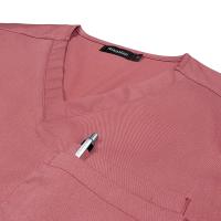 Top exfoliante con cuello en V + pantalón médico, ropa de enfermería, uniformes médicos de S-3XL, disfraz de médico de dentista de manga corta, Tops y pantalones de enfermera - details 26