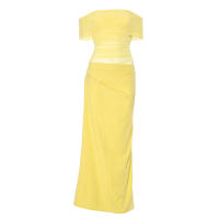 Vestido largo sexy ahuecado sin mangas con espalda descubierta de encaje Pachwork bodycon vestido largo Y2k para salir fiesta club vestido - details 9
