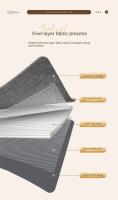Nueva caja de almacenamiento de ropa gris con cubierta antipolvo, caja de almacenamiento de sujetador de gran capacidad, cajón de almacenamiento para el hogar - details 2