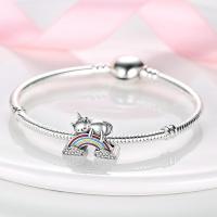 Abalorio Animal Friends en plata de ley con piedra de circón S, pulsera de 3 mm adecuada, regalo perfecto para mujer - details 2