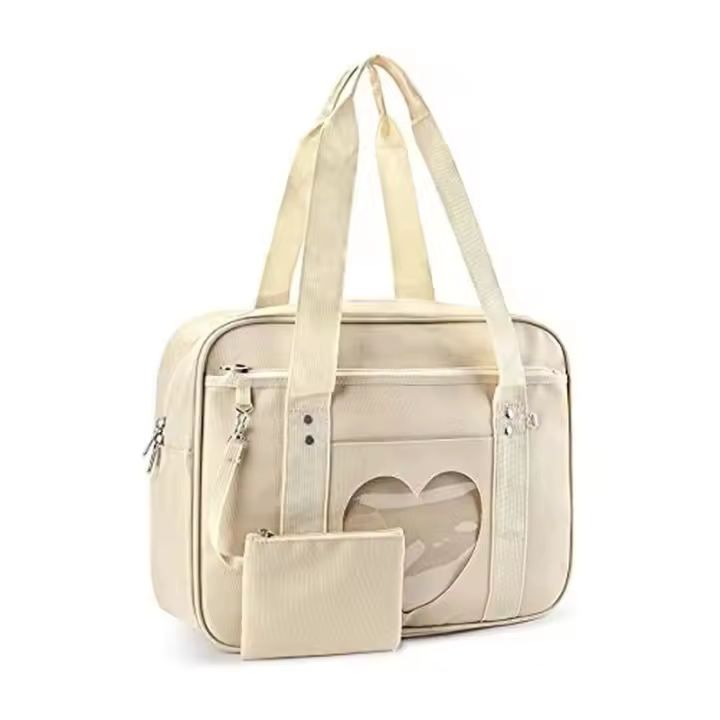 Bolso de Hombro para Mujer Estilo Asiático Dulce Versátil con Diseño Combinable de Viajes y Urbanes - 1