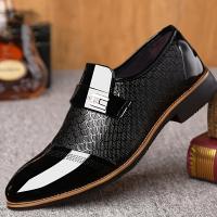 Zapatos de Negocios para Hombres Punta Afilada Cómoda Suela de Pegaje Oxfords de Negocios para Fiesta, Boda, Oficina - details 4