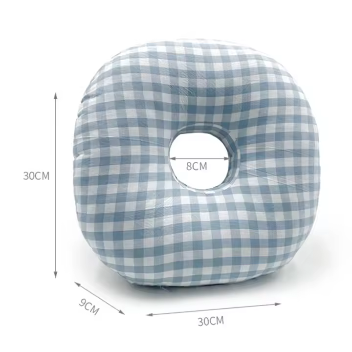 Protector de almohada para perforación en la oreja, soporte para la cabeza y el cuello, relleno de algodón, cómodo, lavable para relajarse, laterales para dormir - 1