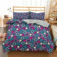 Conjunto de Cama de Estrellas Galaxia Cubierta de Edredón Suave para Niños y Niñas - details 14