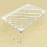 Estantería de plástico plegable de varios niveles para cocina, Organizador de varios usos, tipo a presión - details 1