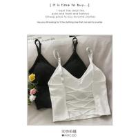 Top Deportivo para Mujer Camisola sin Mangas con Sujetador Incorporado Color Sólido Estilo Crop - details 0