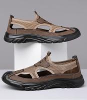 Sandalias Baotou Transpirables Antideslizantes para Hombre Zapatos Deportivos de Malla Ligera y Cómoda para Caminar al Aire Libre en Verano - details 1