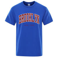 Camiseta de algodón estampada de Brooklyn de Nueva York, ropa de verano transpirable, camiseta informal holgada para hombres - details 8