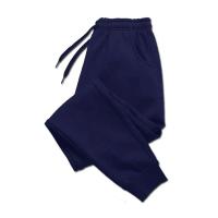 Men's Casual Pants Autumn Winter Fleece Sweatpants Men Running Jogger Sports Gym Trousers Fashion Solid Color Workout Long Pants - details 4