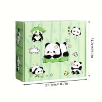 Juego de Papelería Panda de Alta Calidad Lápices, Bolígrafo, Cuaderno, Regla y Borrador para Escuela y Oficina - details 2