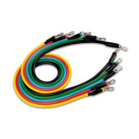 Fiess entrenamiento, cuerda multifuncional, banda de resistencia, Yoga, tensión corporal, ejercicio muscular, 11 piezas por juego - details 3