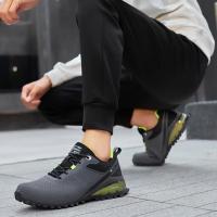 zapatos de senderismo de malla para hombre, calzado de Trekking al aire libre, turismo, Camping, deportes, caza, a la moda, nuevos diseñadores - details 8
