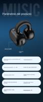 Auricular inalámbrico de clip, diseño ligero, control táctil, micrófono, ideal para negocios, deportes y uso diario. - details 11