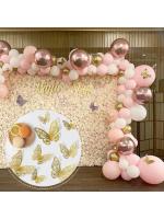Pegatinas decorativas de mariposas en 3D, accesorios para el hogar, decoración de ramos de globos de boda, 12 piezas - details 13