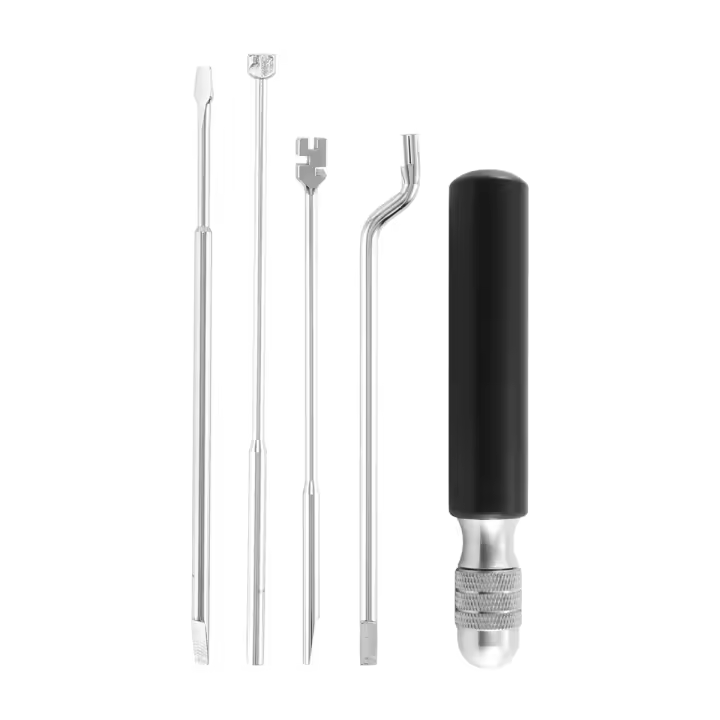 Herramienta de reparación de afinación de Piano, mantenimiento de Piano para máquina de cuerdas, mango de Piano, herramienta de afinación, 5 piezas - 1