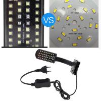 Pinza de luz LED para acuario, lámpara para pecera, iluminación blanca y azul perfecta para plantas acuáticas, cultivo de peces tropicales - details 8