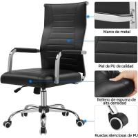 Silla de Oficina Ergonómica Silla con Resalto Alto Capacidad de Carga de 136 KG - details 12