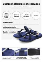 Verano nuevas sandalias de playa chanclas pareja de hombres pellizcar zapatillas vietnamitas zapatillas frescas al aire libre de los hombres - details 4