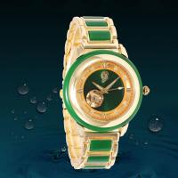Reloj Mecánico DUGARY con Carcasa Transparente de Jade Resistente al Agua Movimiento Automático - details 4
