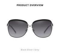 Gafas de Sol Polarizadas para Mujeres Lente de Gradiente Oculos de Sol Cuadrados de Marca de Lujo - details 14