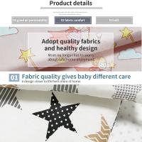 Protectores de cuna para bebés, barandillas de algodón para recién nacidos, colchonetas tejidas, cunas, protectores de cama de algodón anticaída - details 7