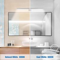 Lámpara LED Baño 18W 80cm Temperatura de Color Dual 4000K 6000K, 2000lm Lámpara Baño, Apliques Espejo de Baño Impermeable, Se Pueden Instalar en Espejos/Gabinetes/Paredes - details 12