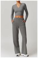 Camiseta de Yoga de Manga Larga Comodidad Deportiva al Aire Libre Secado Rápido Elástico - details 19