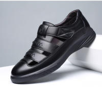 Nuevas Sandalias de Verano 2025 para Hombres Zapatos de Cuero Transpirable con la Suave Piel de Fondo Ideal para Negocios y Conducción - details 9
