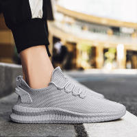 Otoño Versátil Extra Grande 45 Flyknit Deportes y Ocio 46 Zapatos de Moda de Malla Transpirable para Hombre 47 Negro - details 6