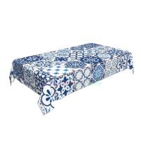 Mantel rectangular Talavera mexicano para fiesta, manteles impermeables para mesa de comedor, cocina, decoración del hogar - details 11