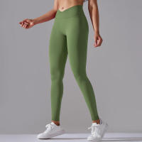 Leggings de yoga para mujer, pantalones deportivos sin costuras, cintura alta, levantamiento de cadera, entrenamiento, correr - details 23