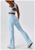 Sujetadores deportivos para mujer, ropa interior de alta intensidad para gimnasio, correr, Yoga, hermosa espalda seca, a prueba de golpes, sujetador de entrenamiento de canalé, Fitness sin costuras - details 16