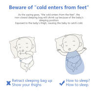 Saco de dormir cálido para recién nacido, sobre en cochecito, saco de dormir para bebé, calcetines de lana de invierno, saco de dormir para bebés recién nacidos - details 5