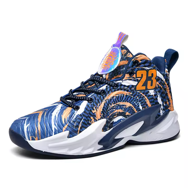 Zapatillas de baloncesto de marca para hombre, zapatos deportivos cómodos para entrenamiento en el gimnasio, calzado antideslizante informal para exteriores para Niños Jóvenes - 1