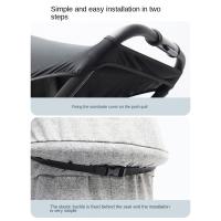 Cubierta parasol extendida para cochecito de bebé, protector solar transpirable, dosel para cochecito de bebé, visera ligera Anti-UV para cochecito - details 5