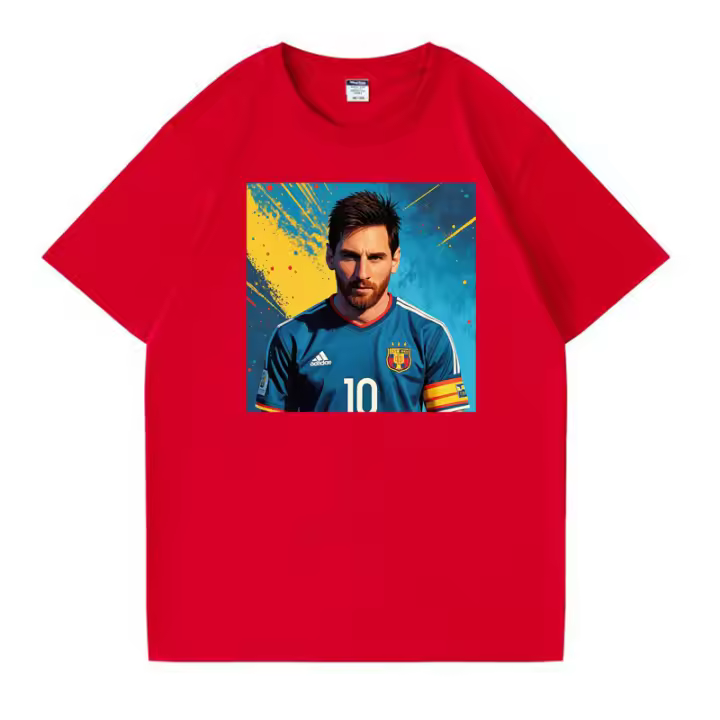 2025 Camiseta para hombre Camiseta negra pura 100% algodón Camisetas Messi blanco última novedad camiseta de fútbol Camiseta de fútbol - 1