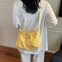 Bolso de hombro con cordón informal coreano, bolso cruzado plisado ligero de gran capacidad, bolso de viaje con cremallera de diseñador minimalista - details 9