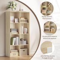 Libreria Biblioteca para Casa y Oficina, Estanteria de Piso Moderna, Ideal para Estudio Juvenil y Salón, - details 4