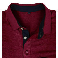 Camiseta Polo Básica de Manga Larga con Solapa para Hombre - details 35