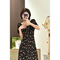 Vestidos de manga corta Mujer Retro Suave Ocio Vacaciones Streetwear Vestido de playa - details 9