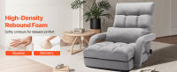 Silla de suelo SucceBuy - A 5 - Silla de juego de suelo ajustable con soporte para la espalda. Sillón Sofá Plegable con Reposabrazos - details 1