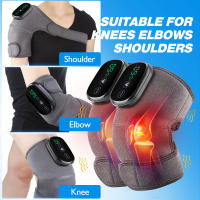 Masajeador de rodilla térmico eléctrico, terapia de calentamiento de articulaciones de piernas, masaje de vibración, Codera, artritis, dolor, fisioterapia, soporte de rodilla - details 3