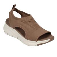Sandalias de cuña con punta abierta para Mujer, zapatos informales ligeros con plataforma de pescado de malla, verano 2024 - details 7