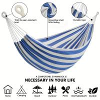 Hamaca Camping Individual 2025 - Nylon 600D Ultraresistente para Jardín/Exterior/Viajes |   Soporte 200kg, Plegable en 5s (Incluye Mosquetones y Bolsa Impermeable) - details 5