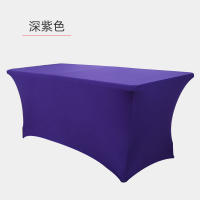 4FT6FT8FT Cola elástica Reunión Banquete de boda Mantel rectangular para mesa Mantel blanco - details 16