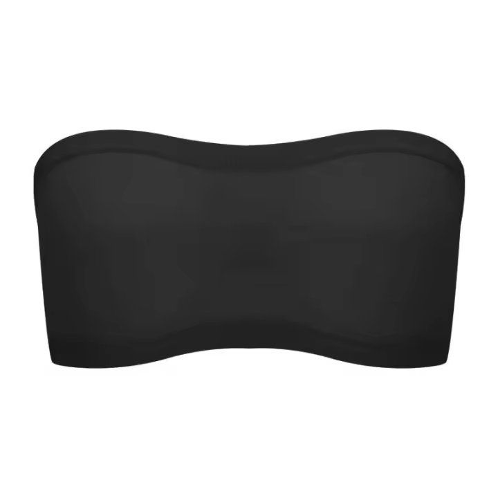 Sujetador de malla transpirable, pantalones cortos sin tirantes, ropa interior sexy sin tirantes para mujer, camiseta sin costuras - 1