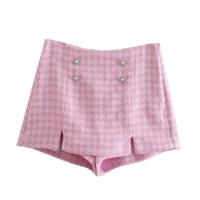 Conjunto de Tweed de 2 piezas, chaqueta elegante, traje para mujer, conjuntos de pantalones cortos, traje con pantalones cortos para mujer, trajes femeninos 2022 - details 16