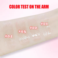 Bsimone 4 colores divertido diseño de bola de fruta aceite de labios textura sedosa labios fragantes e hidratantes aceite de labios esencial para otoño e invierno - details 0